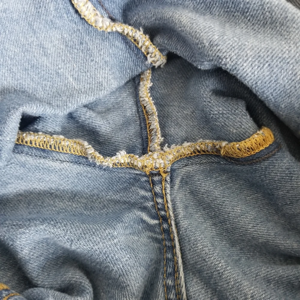 Wrangler Two-Tone Flare Jeans - Light Blue and Blue ' - Picture 12 of 15